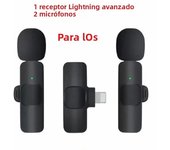 GAMINJA Wireless Lavalier Microphone Portable Audio Video Recording Mini Mic for iPhone Android Live Broadcast Gaming Phone Mic1