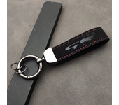 2023 Suede Leather Men Key Chain Rings Luxury Women Car Keychain GT Line Keychain Keyring Accessories