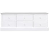 vidaXL Mueble para TV madera maciza de paulownia 108x30x40 cm, Mueble de Salon, Mueble TV, Mueble TV salon, Mesa de TV, Mueble tele