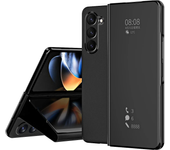 Flip Mirror Case for Samsung Galaxy Z Fold 6 5 4 3 Protective Cover Smart View Kickstand Shell Shockproof Cases