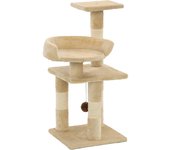 Rascador para Gatos con postes de sisal 109 cm Gris