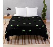 Black Cat Soft Throw Blanket Microplush Warm Blankets Lightweight Tufted Fuzzy Flannel Fleece Throws Blanket for Bed Sofa Couch