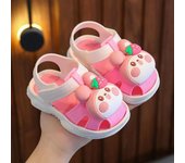 2023 new baby toddler shoes anti-collision bag head non-slip super cute cartoon soft sole outdoor wear indoor sandals baby