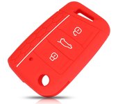 jingyuqin 3 Button Silicone Key Fob Cover Case For VW Polo 2016 Golf 7 MK7 For Skoda Octavia Combi A7 For SEAT Leon Ibiza CUPTRA