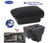 For KIA RIO Armrest Box For KIA STONIC KIA Rio lx Cerato Car Armrest Retrofit part Storage Box Car accessorie 2015-2024