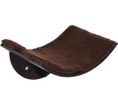 PawHut Tumbona para Gatos, Tumbona de Pared para Gatos, Cama para Gatos, Estante para Gatos, cojín de Felpa montado en la Pared, 41 x 28 x 21 cm