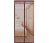 Puerta mosquitera magnética with resistant Malla, mosquitera de Malla, Tira Mágica de Marco complete, para Puertas laterales y correzas