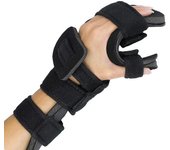 Férula de la mano del movimiento-férula de descanso suave de la mano para las contracturas de la flexión, estiramiento cómodo y manos del resto para la facilidad a largo plazo con la mano funcional Spli