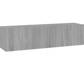 vidaXL Mueble pared TV madera contrachapada 120x30x30 cm, Mueble de Salon, Mueble TV, Mueble TV salon, Mesa de TV, Mueble tele