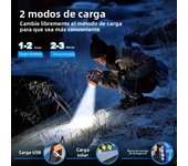 1pc-Solar LED multifunctional portable light USB dual light source outdoor searchlight camping light strong flashlight