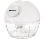 Family Picadora manual de verduras, tritura verduras con facilidad, cuchillas acero inox, 9.3*9cm