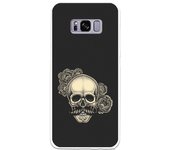 Funda compatible con Samsung Galaxy S8 - tatoo calavera dotwork