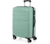 Itaca - Maletas De Viaje Medianas - Maleta Mediana 4 Ruedas - Maletas Medianas De Polipropileno - Maleta De Viaje 20Kg , 65Cm Candado De Combinación 760460
