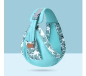Fular portabebé para recién nacidos ,Portabebés Versátil 9 en 1 with Almohadilla Lumbar, Porta bebés Manos gratis, Fular PORTEO elástico y ergonómico, Liviano Baby Carrier para niños de entre 3 y 15 kilos,