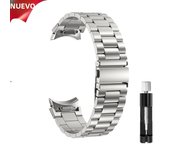 Metal Strap for Samsung Galaxy Watch 6 5 4 40mm 44mm Bracelet One Click Attachment for Galaxy Watch 6 Classic 43mm 47mm Band