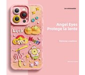 Deluxe Case For iphone16 15 14 13 12 11 Pro Max X XR Xs Silicone Advanced Cell Phone Protective Cover Anti-fall Clay Painting