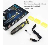 MLG Washable Rechargeable Electric Shaver Beard Razor Body Trimmer Men Shaving Machine Hair Face Care Cleaning