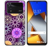 Funda Silicona para Xiaomi POCO M4 Pro 4G diseño Radial Dibujos