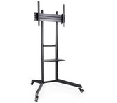 Tooq Ramses - Soporte de Suelo para Pantallas de 37 a 70 con Ruedas y Bandeja para DVD