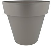 Maceta Plastiken Tes Color Taupe D18 X 15 Cm - Alta Calidad