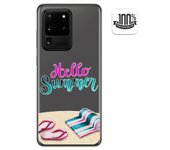 Tumundosmartphone Funda Gel Transparente para Samsung Galaxy S20 Ultra diseño Summer Dibujos