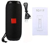 Altavoz portatil Estereo Bluetooth TG117 Reproductor MP3 Waterproof NEGRO