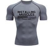 Anime Compression Shirt Men Print Breathable Football Fitness Tight Sportswear Althletic Quick Dry Rash Guard Gym Riding Tops