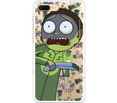Funda original compatible con iPhone 7 Plus con un diseño de Rick y Morty Morty Smith con un diseño de TPU TRANSPARENTE
