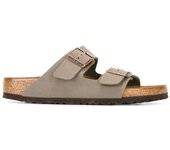 Cómoda  Cómoda chancla BIO mujer de Birkentock. Clásico modelo Arizona tono beig de hebillas. Planta anatómica que recoge a la perfección la silueta del pie. Altura Tacón bajo (1-3 cm) Referencia 151213-STONE