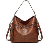 Bolso de mano Retro Para Mujer with ASA superior, Bolso de mano de Piel suave para Mujer, popular, de gran capacidad, versáthil, type Bandolera, Bolso de mano de moda