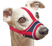 Soft Fabric Adjustable Strap Pet mask Mesh Dog Muzzle Allows Panting and Drinking Prevent Biting Dog mouthpiece