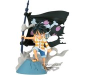 Figura Monkey D Luffy WCF Log Stories One Piece 8cmFigura  Coleccionable - Idea de Regalo- Mercancia Oficial - Juguetes para Niños y Adultos - Movies Fans - Muñeco para Coleccionistas y Exposición