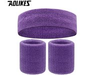 AOLIKES Sports Headband Sweatband Stretch Elastic Outdoor Sport Sweat Headband Wristband Women Gym Running Tennis Headwrap