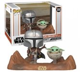 Figura Funko Pop Star Wars Mandalorian: Man And Child