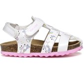 Sandalias marca Geox para niñas en color blanco