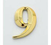 1pc Height 5cm Golden Home Sticker Address Door Label Gold Modern House Number