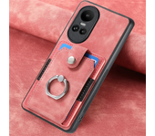 Magnetic Car Holder Wallet Flip Card Phone Case for OPPO Reno 12 11 10 11F 8T 8 7 6 Pro Leather Back Cover Etui