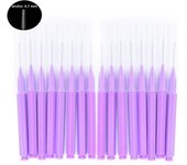 20Pcs Mini Eyebrow Brush Brow Perm Brush Disposable Brow Lifting Brushes Bendable Micro Eyelash Brush Applicators Makeup Tools