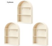 ins style Arch-shaped wall-mounted storage box in PET, thicker and more sturdy