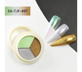 Mirror Nail Powder Sequins Pink Gold Silver Champagne UV Gel Polish Chrome Dust Metallic Effect Pigment Decoration