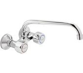 GENEBRE 68195 11 45 66 GAMMA Grupo Mural Fregadero 11Cm Caño Tubo Alto 18 cm
