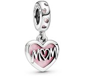 Charm Pandora Mamá de plata con esmalte rosado  798887C01 PANDORA Raíz Joyas de Plata Promoción 3x2 en Joyas de Pandora Joyas Pandora MUJER inicio Charm Pandora Mujer Pandora Original