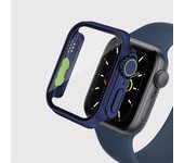 Glass+Case for Apple Watch 44mm 45mm 41mm 40mm 42mm 38mm Screen Protector Cover Change Ultra Bumper iWatch Series 8 7  SE 6 5 3