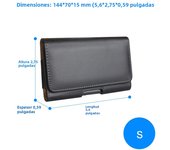 4.0 - 7.2 inch Cell Phone Belt Clip Holster Pouch for iphone 15 14 Pro Max Samsung S24 S23 Ultra Xiaomi Leather Cover Belt Bag