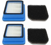 2 paquetes de filtros de repuesto para aspiradoras Q6, Q7 y Q8. Accesorios de repuesto para aspiradoras de piso eléctricas.