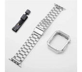 Golden Bracelet For Apple Watch Ultra Strap 49mm 45mm 44mm Stainless Steel Band and Armor TPU Case IWatch 9 8 7 41mm SE 6 40mm