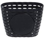 Kids Bicycle Basket, Children Plastic Front Handlebar Bike Basket for Storage, Black
