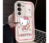 Pochacco Hello kitty Kuromi For Samsung Galaxy S24 S23 S22 S21 S20 Ultra Plus S10 Lite 5G Eye Ladder phone case