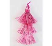 CRAFT DISCOUNT                      BORLA O POMPÓN 3 CAPAS HILO MIX ROSA 6,5 CM 1 UD
