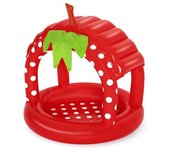 Bestway Piscina Hinchable Infantil con Techo Suelo Acolchado 91x91x91 cm +2 Años Jardin 52387
